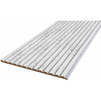 Akustiikkalevy Fibrotech Stone 244, 18x520x2440mm, marble white stone 