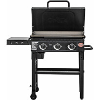 Kaasugrilli/parilagrilli Char-Griller Flat Iron, 3 poltinta