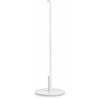 Pöytävalaisin Ideal Lux Yoko TL, Ø15cm, valkoinen