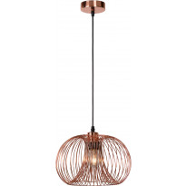 Riippuvalaisin Lucide Vinti, Ø30 cm, kupari