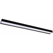 Kylpyhuoneen LED-seinävalaisin Lucide Alexa 90cm, 3000K, musta, Verkkokaupan poistotuote