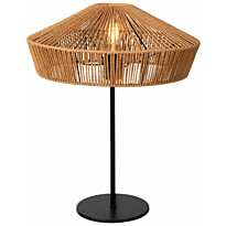 Pöytävalaisin Lucide Yunkai, 50cm, 1xE27, luonnollinen