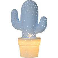 Pöytävalaisin Lucide Cactus, Ø20 cm, pastellisininen
