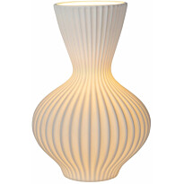 Pöytävalaisin Lucide Momoro, 29.4cm, 1xE14, valkoinen