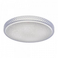 LED-plafondi Leuchten Direkt Frida, Ø60cm, 32W, himmennettävä, valkoinen