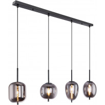 Riippuvalaisin Globo Blacky, 100cm, savunharmaa/musta