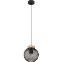 Riippuvalaisin Globo Pablo Ø20cm, musta/ruskea