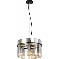 Riippuvalaisin Globo Gorley 40cm, 1xE27, musta/savu