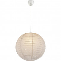 Riippuvalaisimen varjostin Globo Varys, Ø36cm, valkoinen