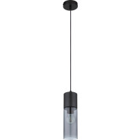 Riippuvalaisin Globo Annika Ø10cm, musta/savu