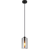 Riippuvalaisin Globo Olly 11cm, 1xE27, musta/savu