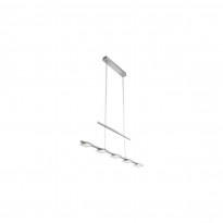 LED-riippuvalaisin Paul Neuhaus Futura, 82x8.5cm, 5W, himmennettävä, teräs