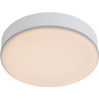 LED-kattovalaisin Lucide Ceres-LED, Ø21,5 cm, IP66, valkoinen