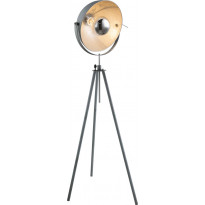 Lattiavalaisin Globo Miram, 60W, IP20, 1790mm Ø 690mm, metalli, betoninharmaa