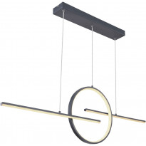 LED-riippuvalaisin Globo Barral, CCT, harmaa