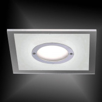 Upotettava valaisin Paul Neuhaus Lumeco LED, 5,5W, 230V, 3000K, 350lm, IP44, kromi