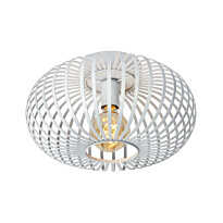 Kattovalaisin Lucide Manuela, Ø40cm, 60W, himmennettävä, valkoinen, Verkkokaupan poistotuote