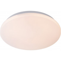 LED-kattovalaisin Lucide Otis, Ø26 cm, 1x14W, opaali