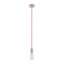 Riippuvalaisin Globo Noel, Ø10cm, 60W, punainen