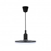 LED-riippuvalaisin Polux Kiki, Ø15cm, 10W, musta