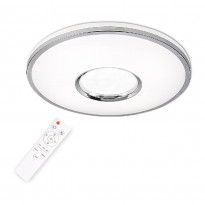 LED-plafondi Polux Leon, Ø49cm, 36W, himmennettävä, valkoinen