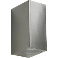 Seinävalaisin Smartwares Miika, 2x3W, 230V, 3000K, 320lm, IP44, teräs