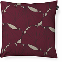Koristetyynynpäällinen Finlayson Lilia Pieni 48x48cm, viininpunainen/beige