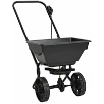 Työnnettävä suolan levitin pvc ja teräs 92x46x70 cm 15 l