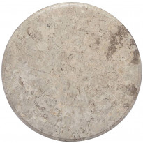 Pöytälevy, harmaa, ø50x2,5 cm, marmori