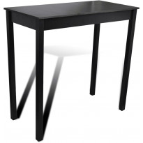 Baaripöytä mdf 115x55x107 cm musta