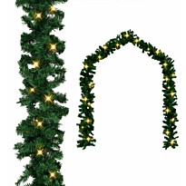 Jouluköynnös LED-valoilla, 5 m