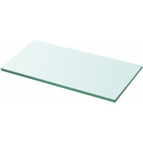 Hyllypaneeli kirkas lasi 30x12 cm