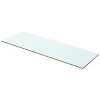 Hyllypaneeli kirkas lasi 60x15 cm