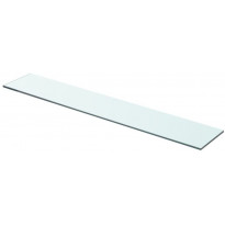 Hyllypaneeli kirkas lasi 70x12 cm
