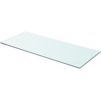 Hyllypaneeli kirkas lasi 70x30 cm