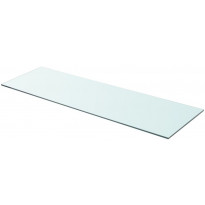 Hyllypaneeli kirkas lasi 90x30 cm