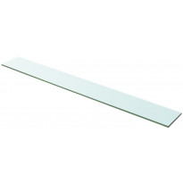 Hyllypaneeli kirkas lasi 100x12 cm