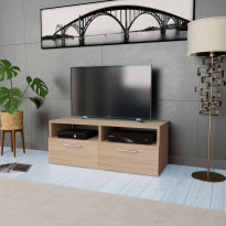 Tv-taso lastulevy 95x35x36 cm tammi