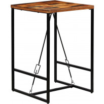 Baaripöytä kierrätetty puu 70x70x106 cm