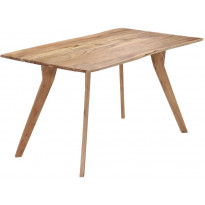 Ruokapöytä 140x80x76 cm akaasiapuu