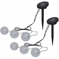Kelluvat lamput, 6 kpl, LED, lampiin ja uima-altaalle