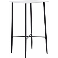 Baaripöytä valkoinen 60x60x111 cm mdf