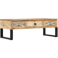 Sohvapöytä 110x50x38 cm täysi mangopuu