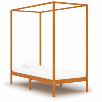 Pylvässänky hunajanruskea täysi mänty 90x200 cm