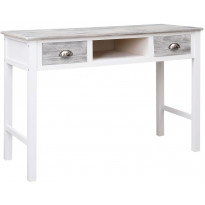 Kirjoituspöytä harmaa 110x45x76cm puinen