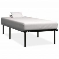 Sängynrunko metalli 90x200cm musta