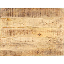 Pöytälevy täysi mangopuu 15-16mm 90x70 cm