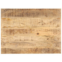 Pöytälevy täysi mangopuu 25-27mm 90x70 cm