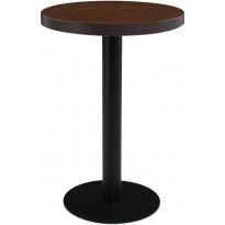 Bistropöytä tummanruskea 60 cm mdf