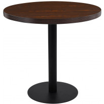 Bistropöytä tummanruskea 80 cm mdf
